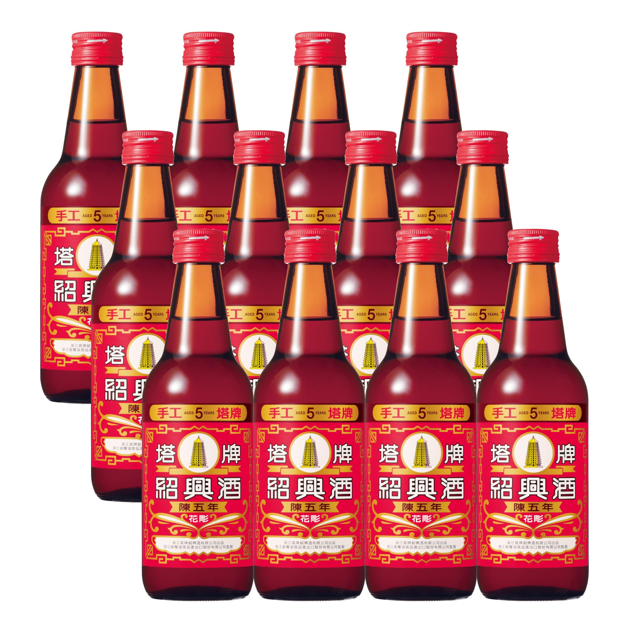 Amazon.co.jp: 【なめらかなコクのある味わい】紹興酒 塔牌 花彫 陳五